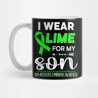 I Wear Lime For My Son Mug